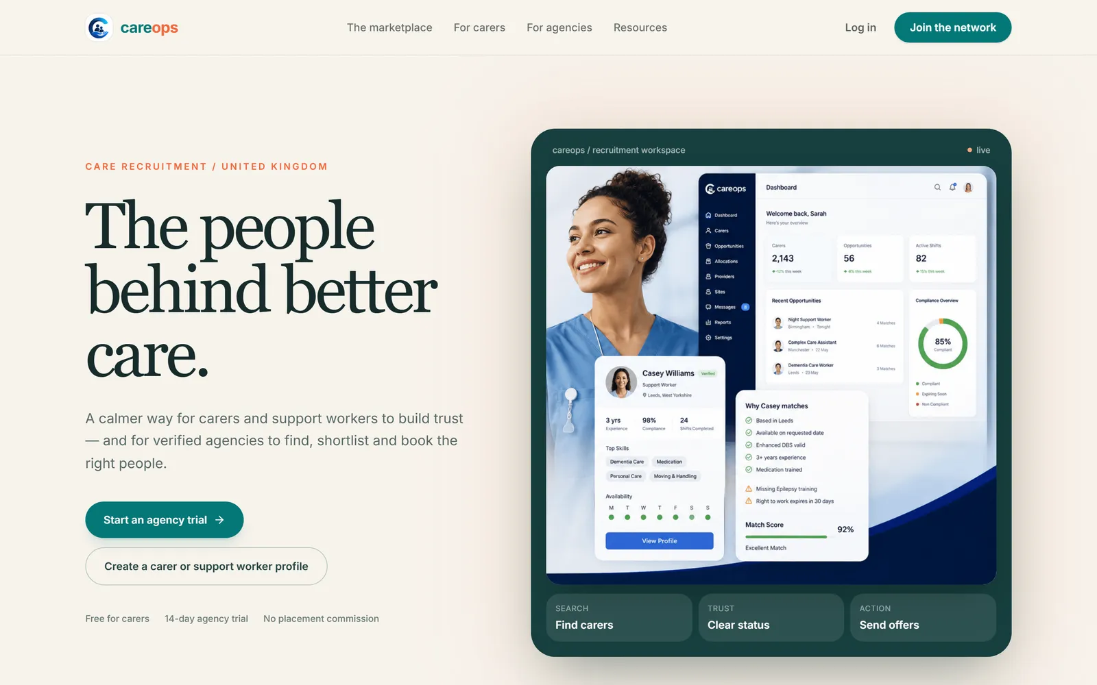 CareOps screenshot
