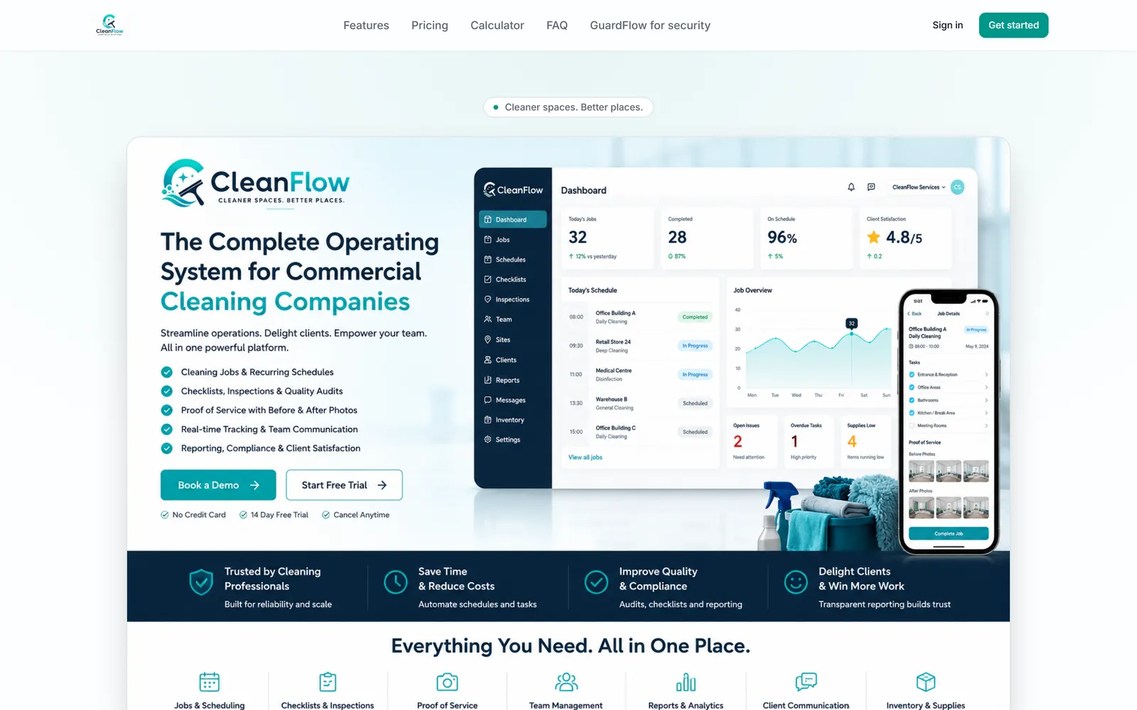 CleanFlow screenshot