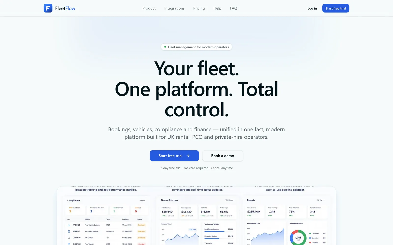 FleetFlowApp screenshot